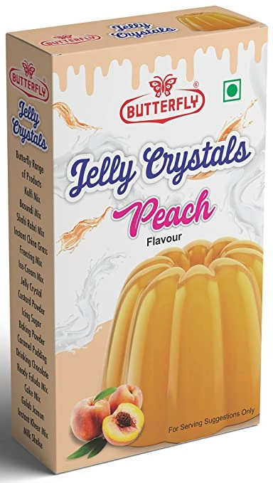 Butterfly Instant Jelly Crystals, 100g (Peach)-1114-Peach94