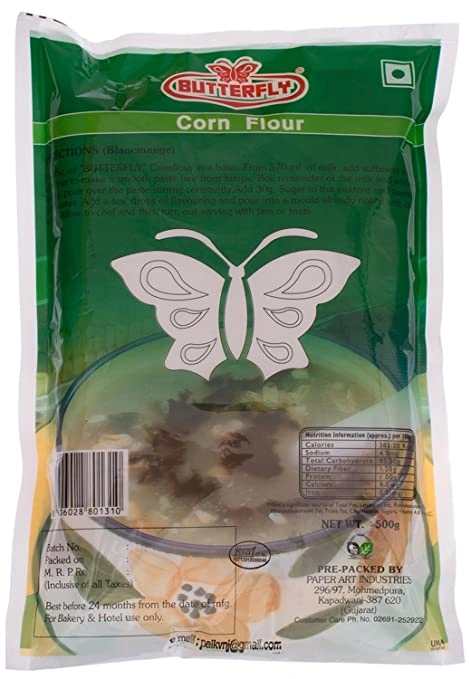 Butterfly Cornflour 100g-Box Pack 500 g-1