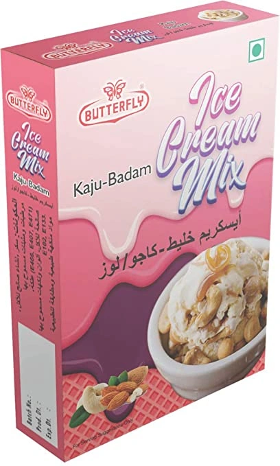 Butterfly Instant Ice Cream Mix, 150 Grams (Kaju Badam)-1147-KajuBadam150