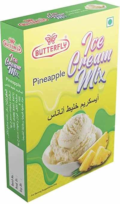 Butterfly Instant Ice Cream Mix, 150 Grams (Pineapple)-1147-Pineapple154