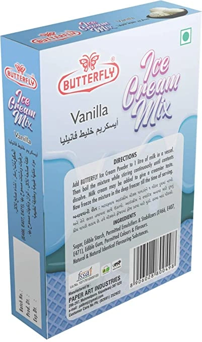 Butterfly Instant Ice Cream Mix, 150 Grams (Vanilla)-1