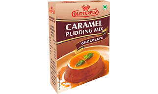Butterfly Instant Caramel Pudding Mix, 100g (Chocolate)