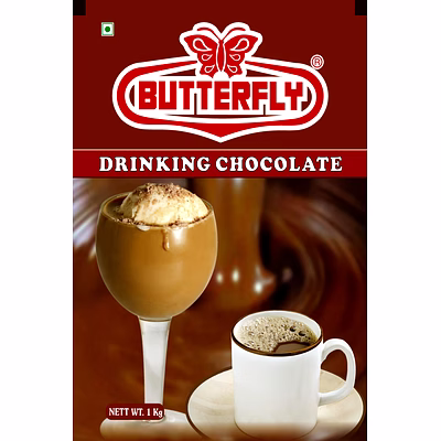 butterfly drinking chocolate 1kg
