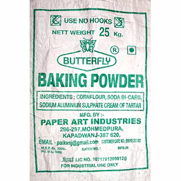butterfly baking powder 25kg