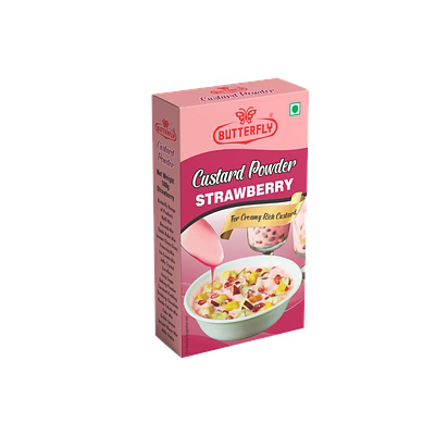 butterfly custard powder, 100g (strawberry)