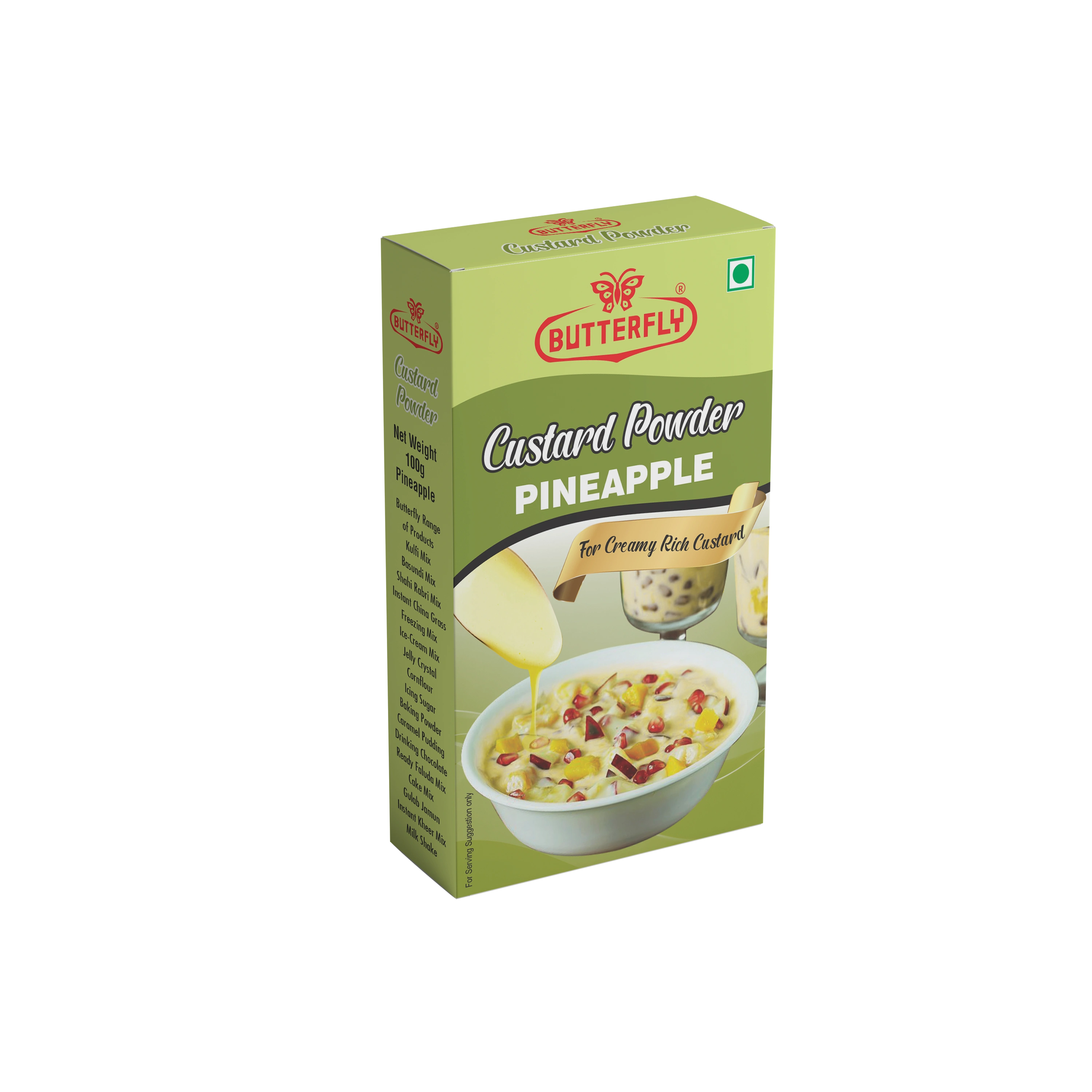 Butterfly Custard Powder, 100g (pineapple)-2