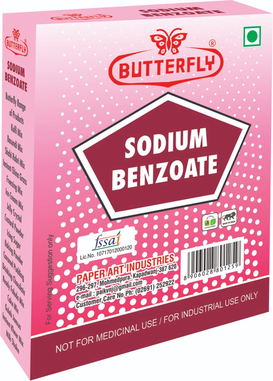 Butterfly Sodium Benzoate-Box Pack 25 g-1