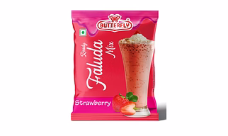 Butterfly Ready Faluda Mix (Strawberry Pouch)
