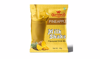 Butterfly Milk Shake 80G Pouch (Pineapple)