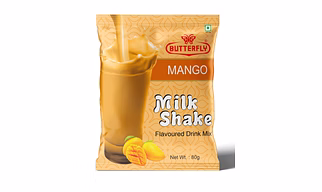 Butterfly Milk Shake 80G Pouch (Mango)