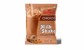 Butterfly Milk Shake 80G Pouch (Chickoo)