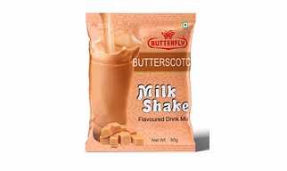 Butterfly Milk Shake 80G Pouch (Butterscotch)