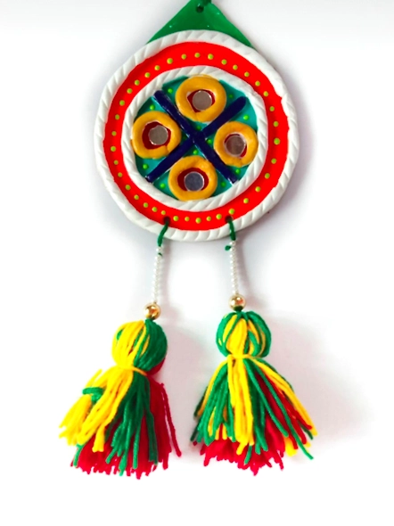 RUKMINI Colourful Vibrant 3 in 1 Wall Hanging-2