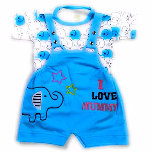 Baby Boys & Baby Girls Party (Festive)T-shirt Dungaree