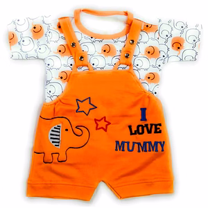 Baby Boys & Baby Girls Party (Festive)T-shirt Dungaree