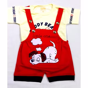 Baby Boys & Baby Girls Party (Festive)T-shirt Dungaree