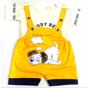 Baby Boys & Baby Girls Party (Festive)T-shirt Dungaree