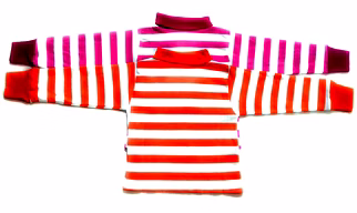Boys & Girls Striped Pure Cotton T Shirt ( Pack of 2)