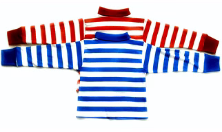 Boys & Girls Striped Pure Cotton T Shirt ( Pack of 2)
