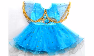 Girls Below Knee Party Dress
