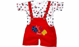 Baby Boys & Baby Girls Party (Festive)Dungaree Dungaree