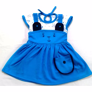 Baby Girls Below Knee Party Dress (Short Sleeve)