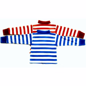 Boys & Girls Striped Pure Cotton T Shirt ( Pack of 2)