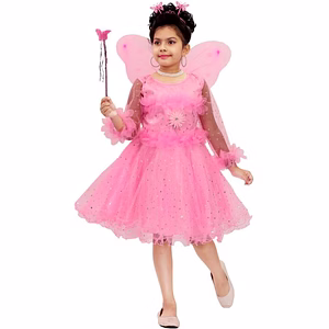 Girls Midi/Knee Length Party Dress