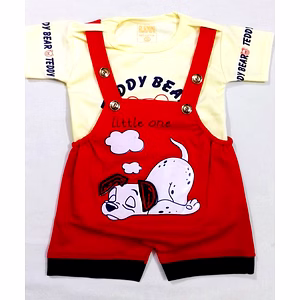 Baby Boys & Baby Girls Party (Festive)T-shirt Dungaree