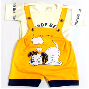 Baby Boys & Baby Girls Party (Festive)T-shirt Dungaree