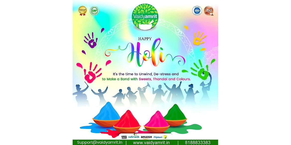 Happy Holi from the entire team of Vaidyamrit