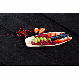7 inch boat - areca palm leaf tableware