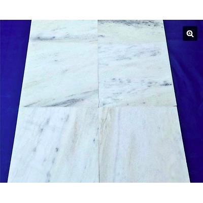 RajCons Almond White Marble Tiles