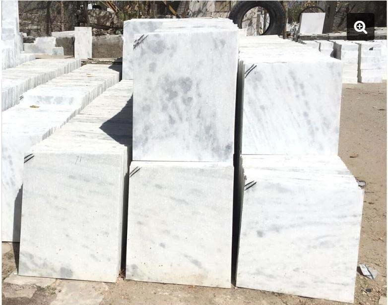 Vanni Spotted White Marble Tiles-VSWMT