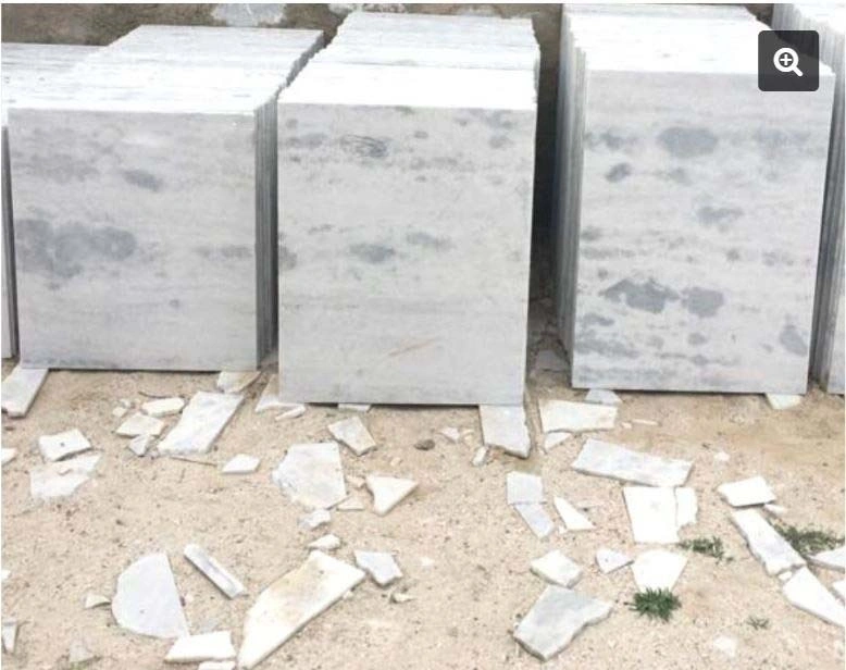 Vanni Spotted White Marble Tiles-2