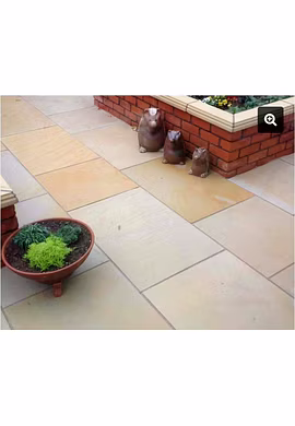 Mint Yellow Sandstone Tiles