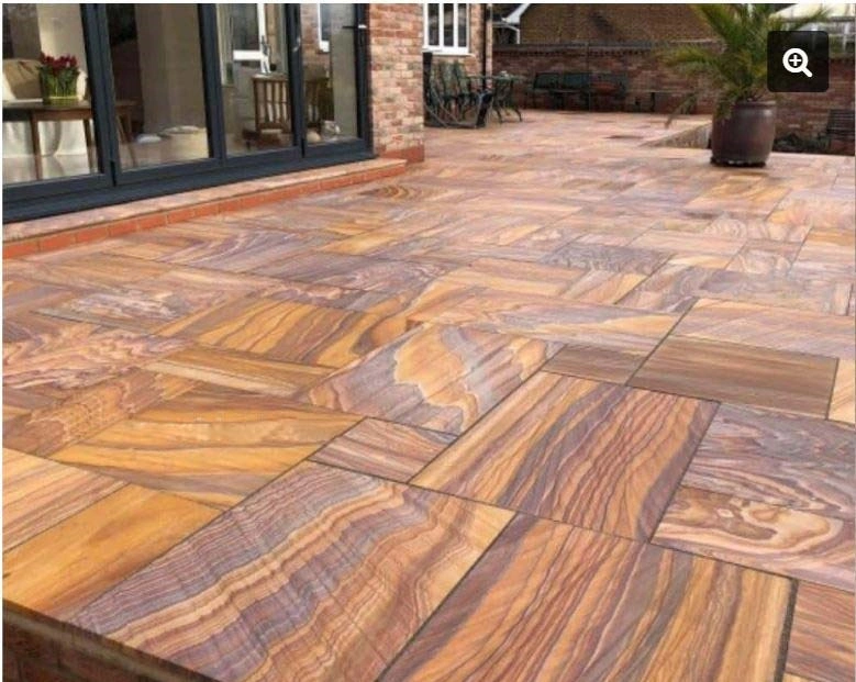 Rainbow Sandstone Tiles-RBST