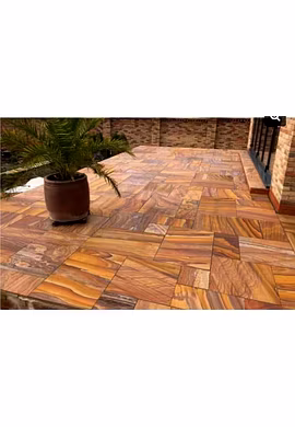 Rainbow Sandstone Tiles