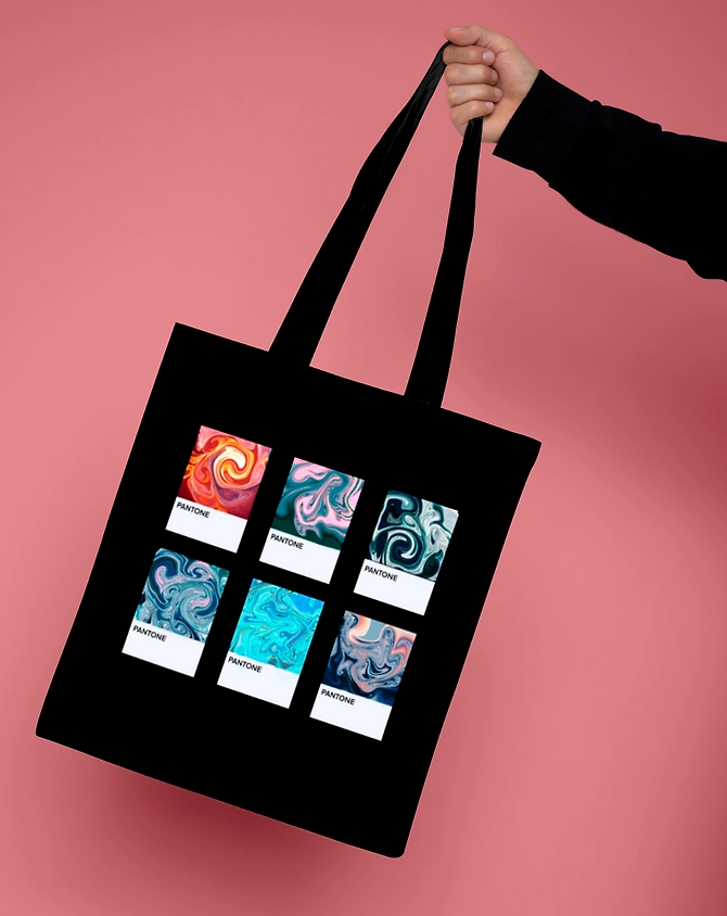 Pantone Swirls Tote Bag-PSTB-1