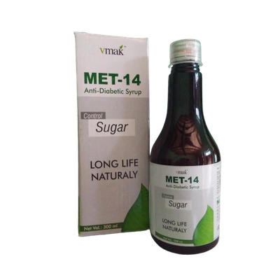 MET-14 Anti Diabetic Syrup - Best Syrup for Diabetes - Ayurveda medicine for diabetes - Ayurvedic medicine for sugar