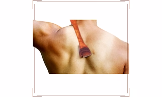 Santarms Wooden Back Scratcher – Natural Wood, Long Handle, Handcrafted for Ultimate Relief