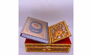 Santarms Wooden Quran Box with Stand – Handmade, Premium Craftsmanship, Made in India