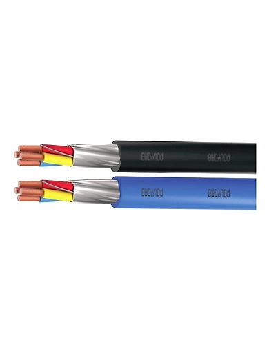 Polycab 1 Sqmm, 4 core Mylar Tape Overall Shielded Unarmoured Instrumentation Cable (1 Meter)