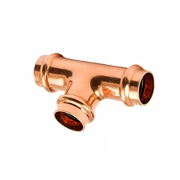 tee 22mm copper crimping
