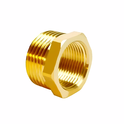 nipple nut internal/external 1" x 1"