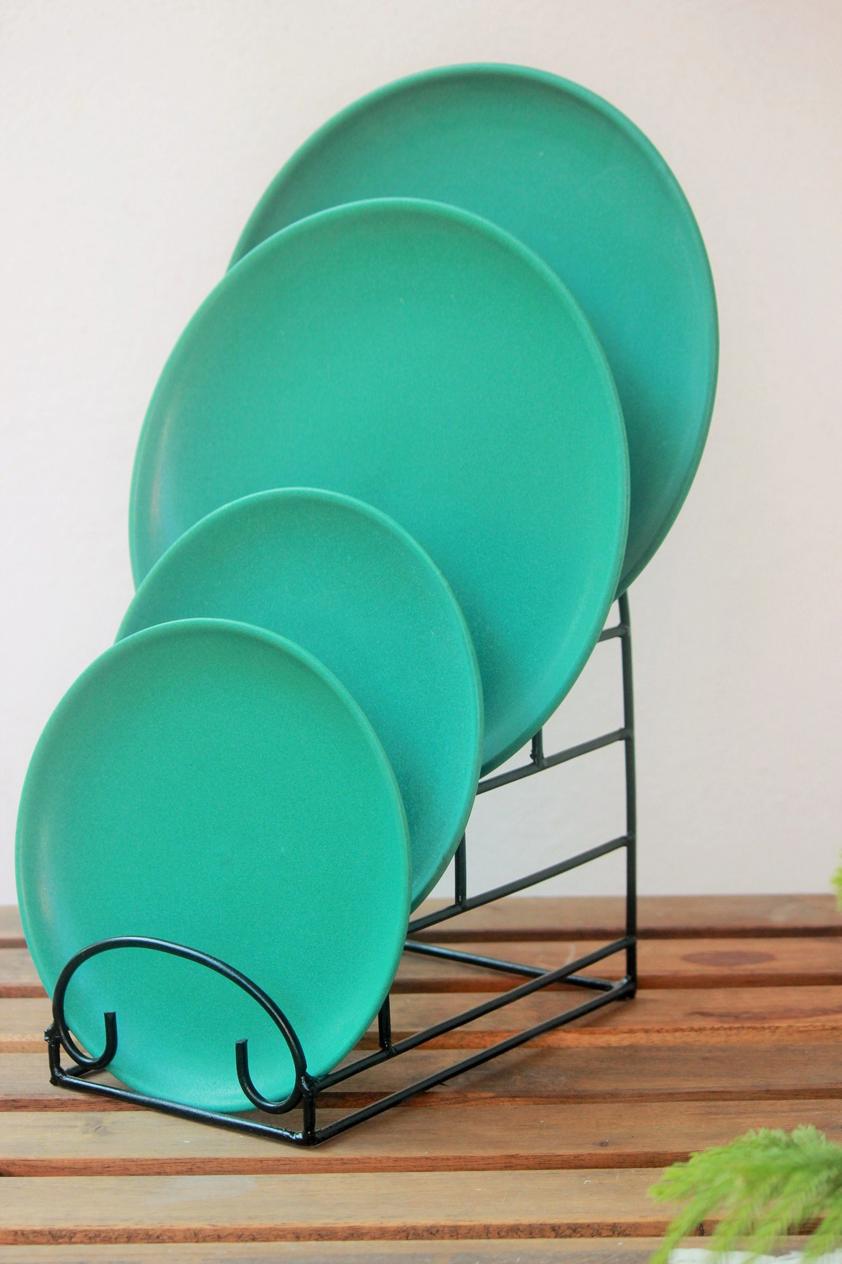 Handmade Ceramic Aqua Green Plate-11472782