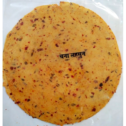 Suman Chana Lahsun Papad (Handmade, Medium Spicy &amp; Rajasthani Flavor)-200g-1