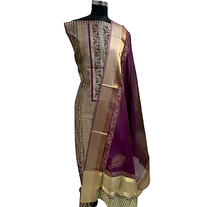 NB Enterprises Maheshwari Block Print Dupatta