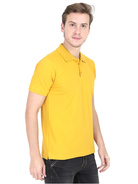 Unisex Polo Half Sleeve T-shirt-MPHs-MYl-L