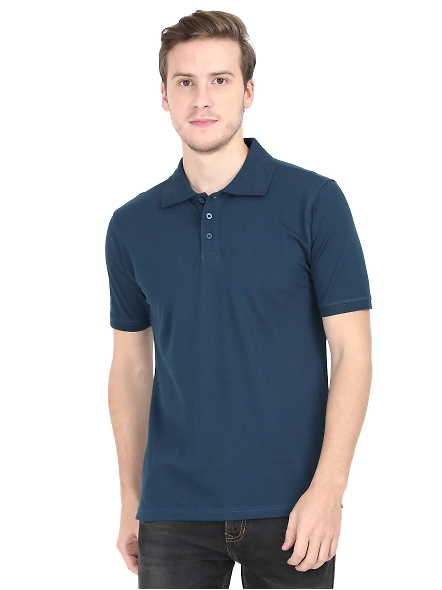 Unisex Polo Half Sleeve T-shirt-MPHs-pb-3XL